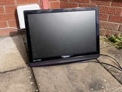 Small tv with dvd player